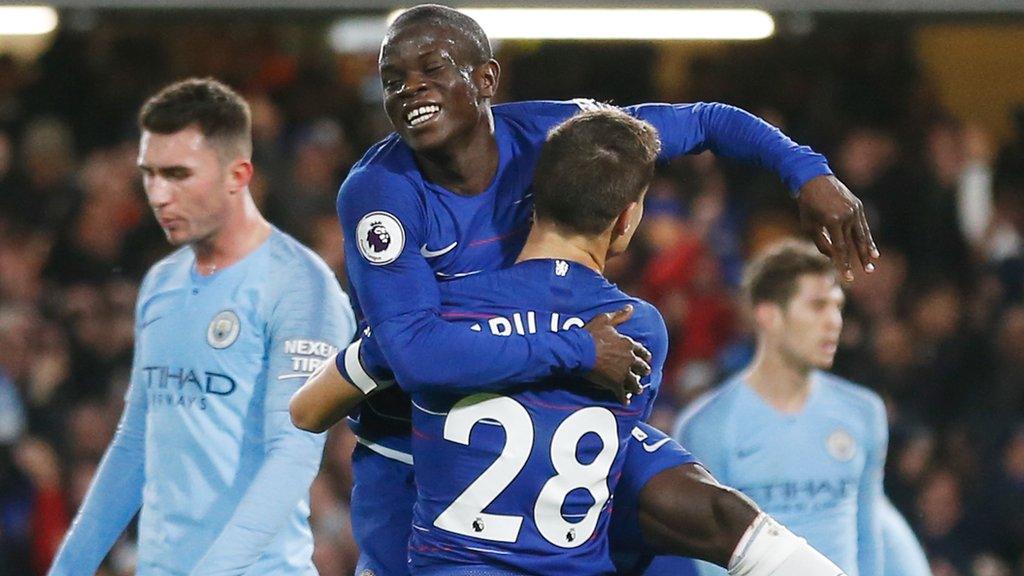 N'Golo Kante celebrates