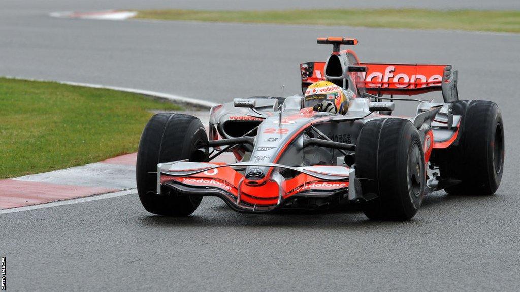 Lewis Hamilton British Grand Prix 2008