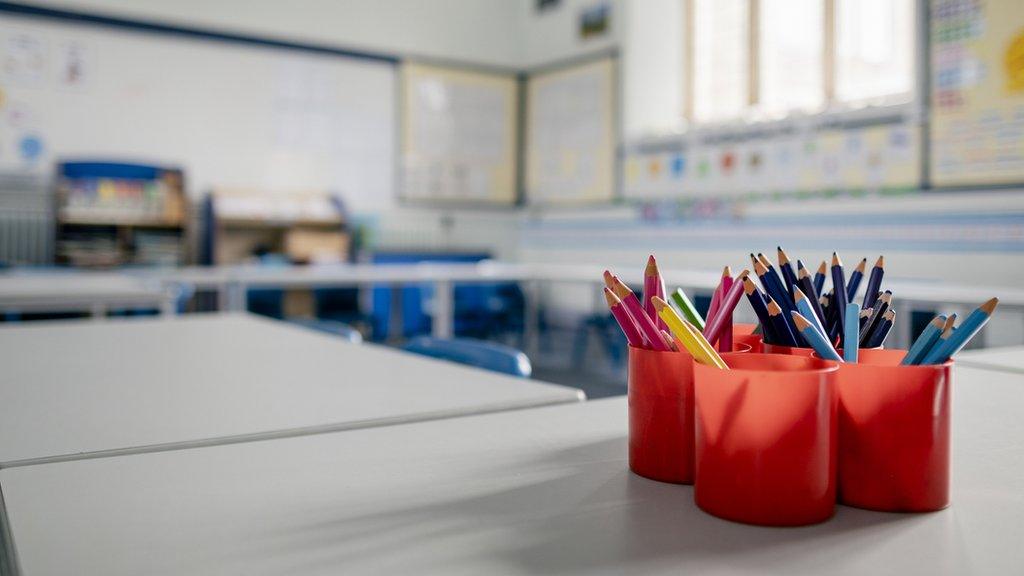 empty classroom