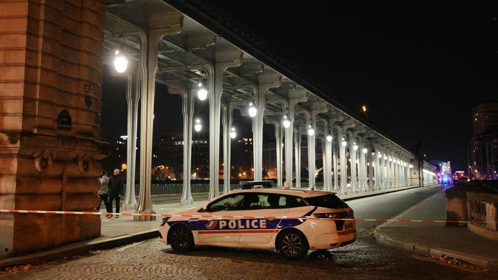 The aftermath of an attack in Paris which left one dead