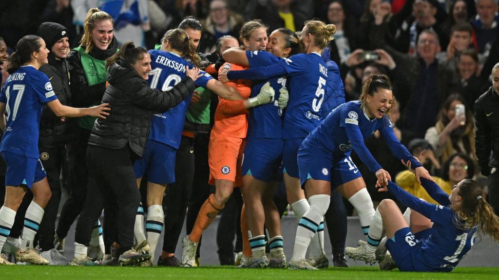 Chelsea celebrate