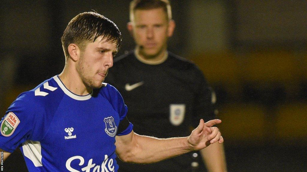 Seb Quirk did not make a full senior appearance during his time with Everton