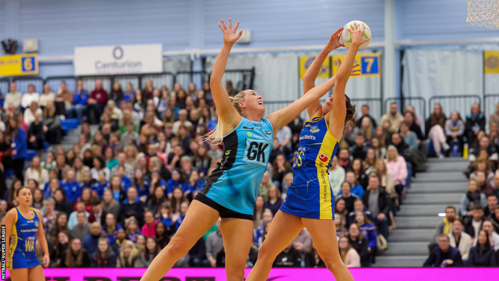 Leah Middleton and Betsy Creak go for the ball