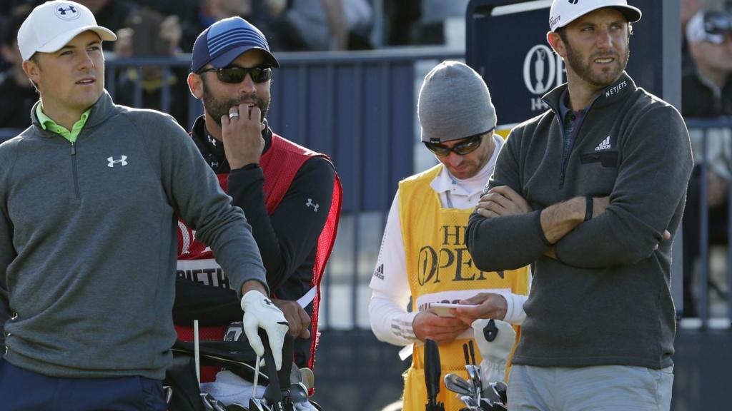 Jordan Spieth and Dustin Johnson