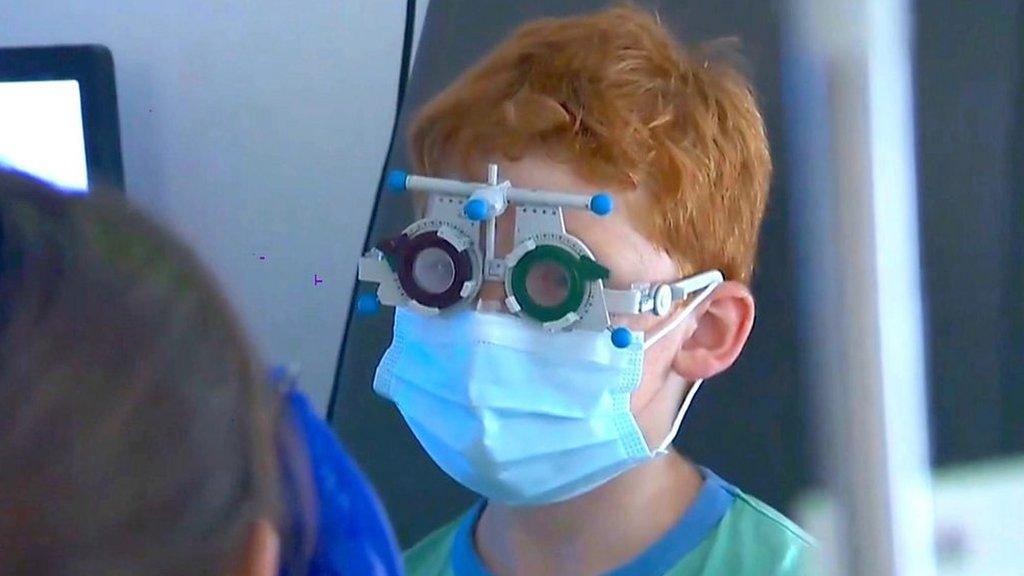 Optometrists are diagnosing higher numbers of children with short-sightedness since the start of the pandemic