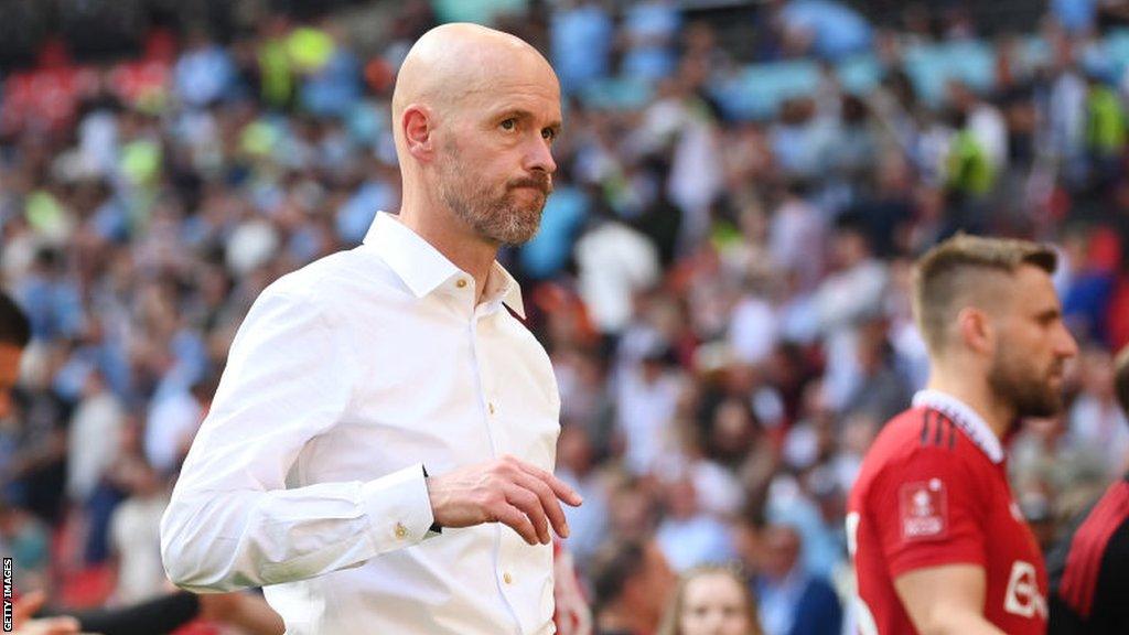 Erik ten Hag after Manchester United's FA Cup final defeat