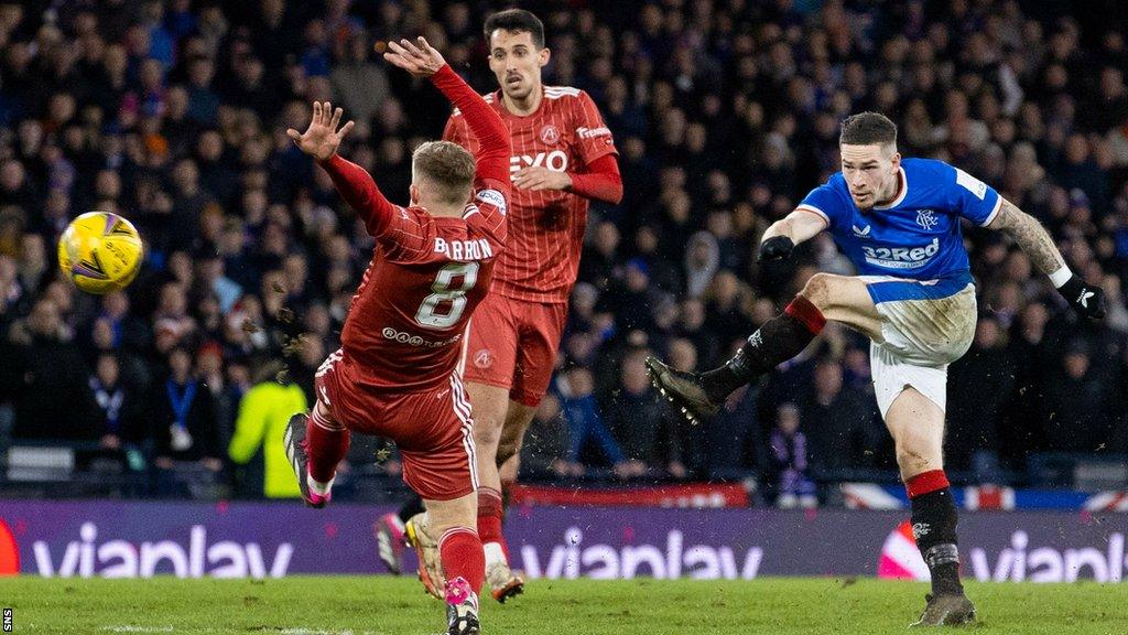 Ryan Kent shoots