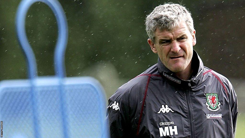 Mark Hughes in his days as Wales manager