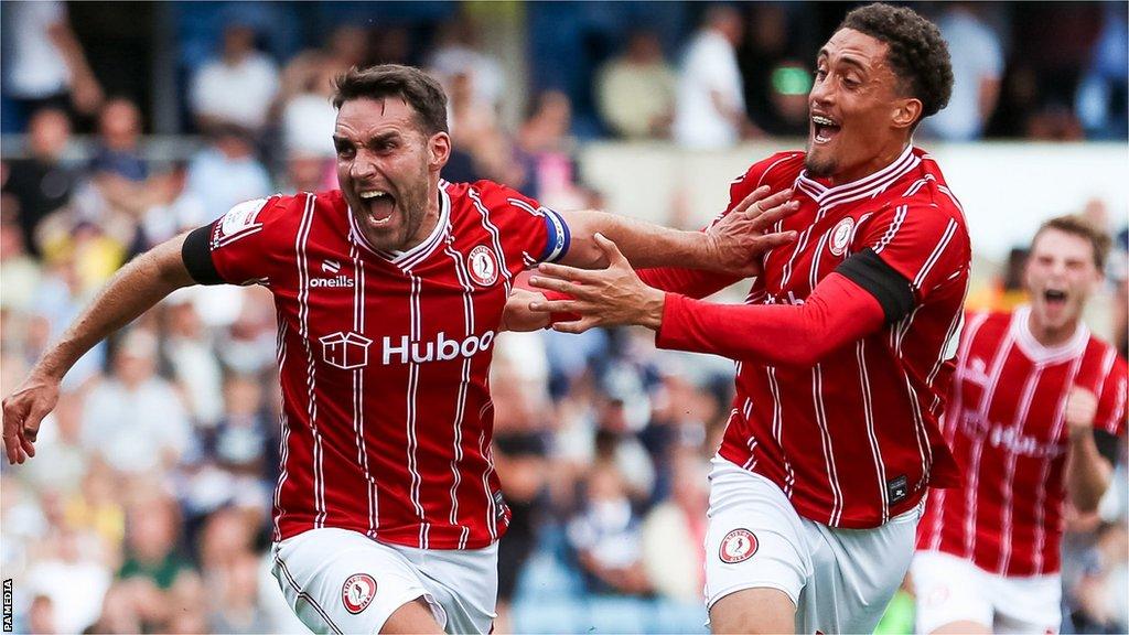 Bristol City celebrate