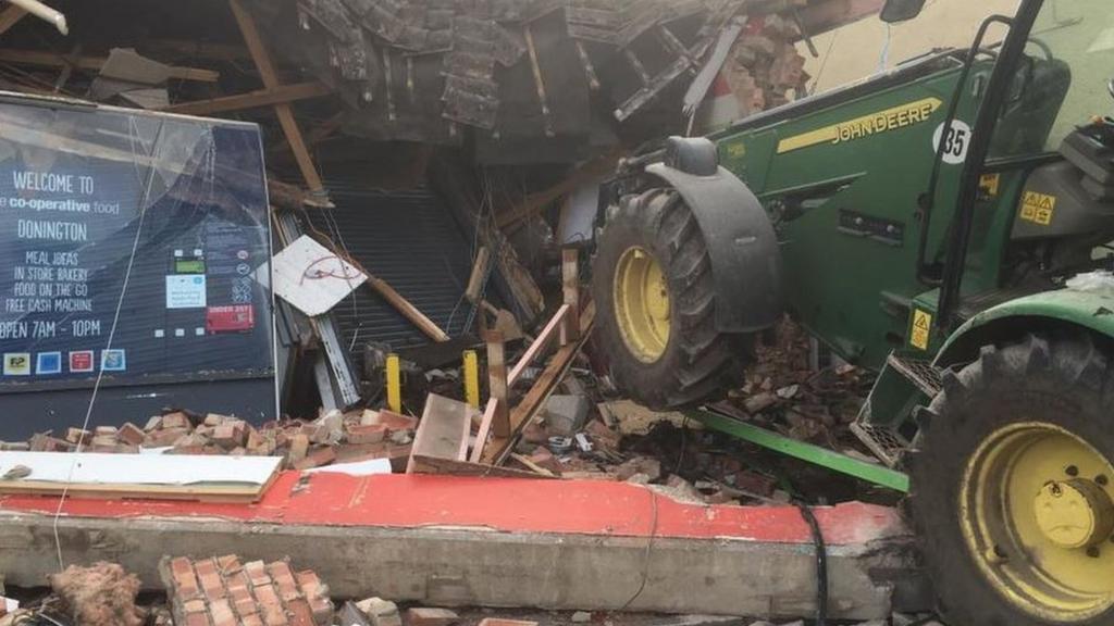 Donington ram raid