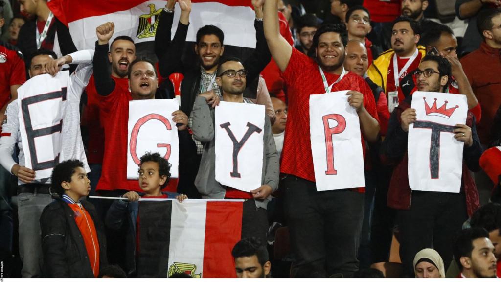 Egyptian football fans