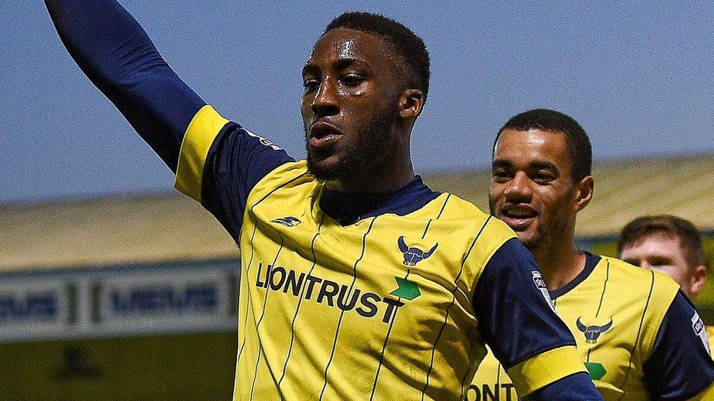 Oxford United celebrate