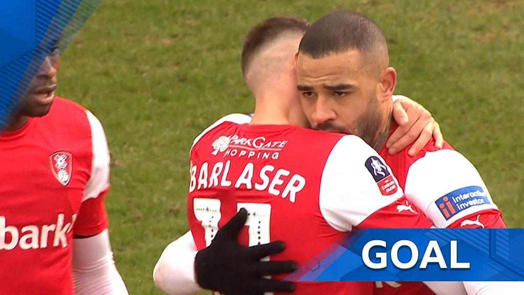 FA Cup: Kyle Vassell screamer gives Rotherham United lead against Hull ...