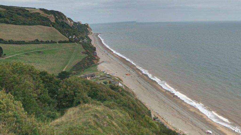 Branscombe beach