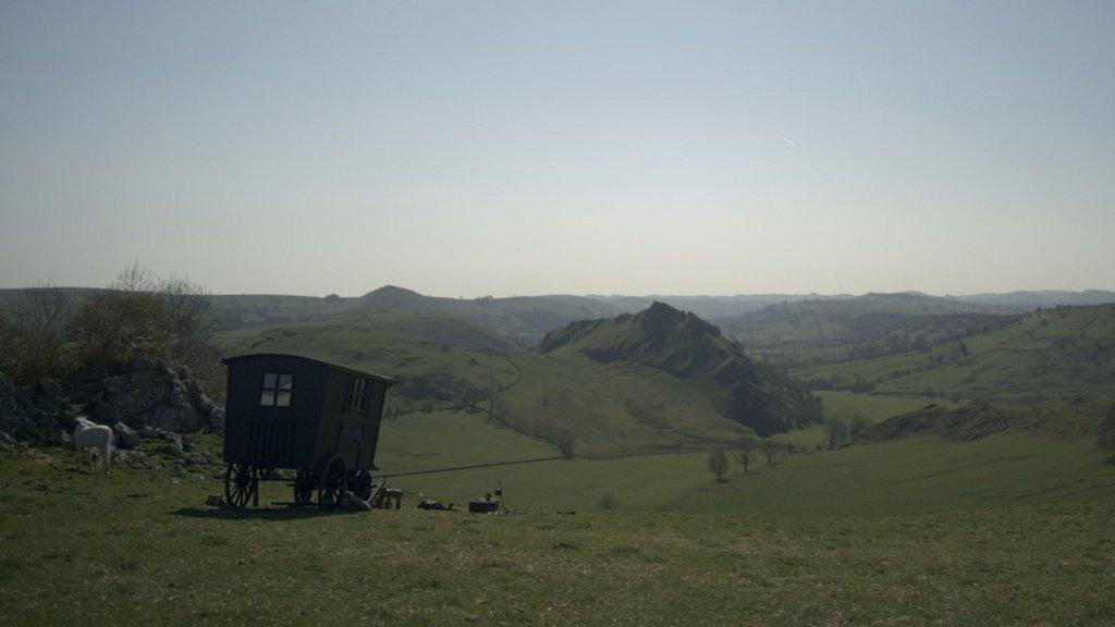 Final scenes of Peaky Blinders shot at Chrome Hill, Peak District, Derbyshire