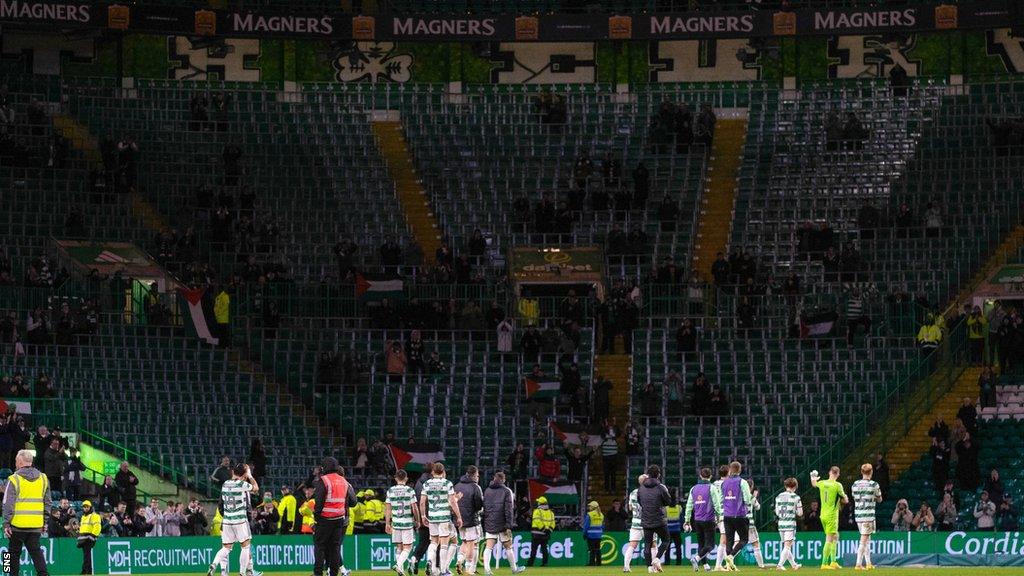 The Green Brigade remain suspended from Celtic Park