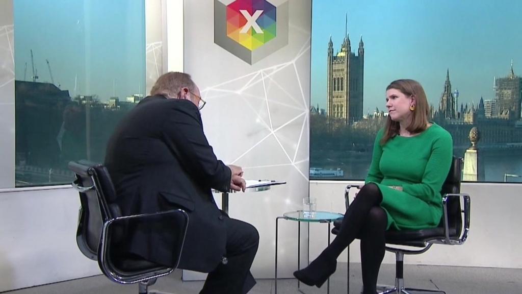 Andrew Neil and Jo Swinson