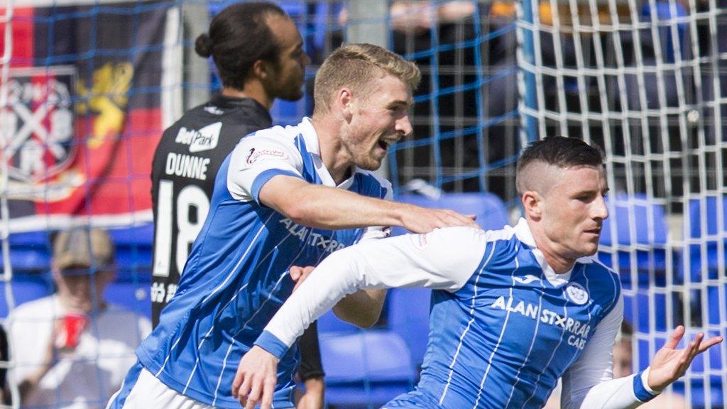 St Johnstone celebrate