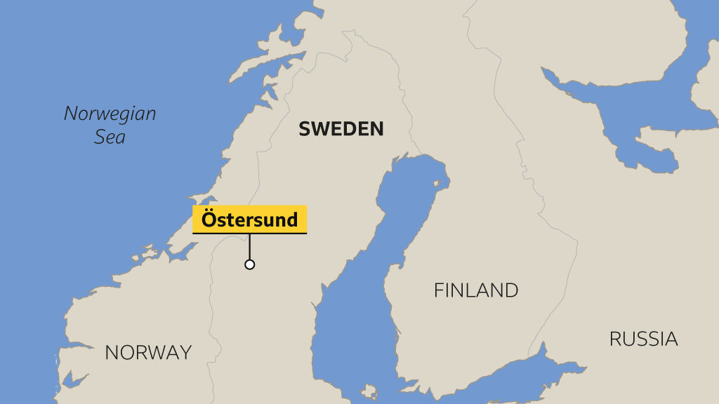 Ostersund map