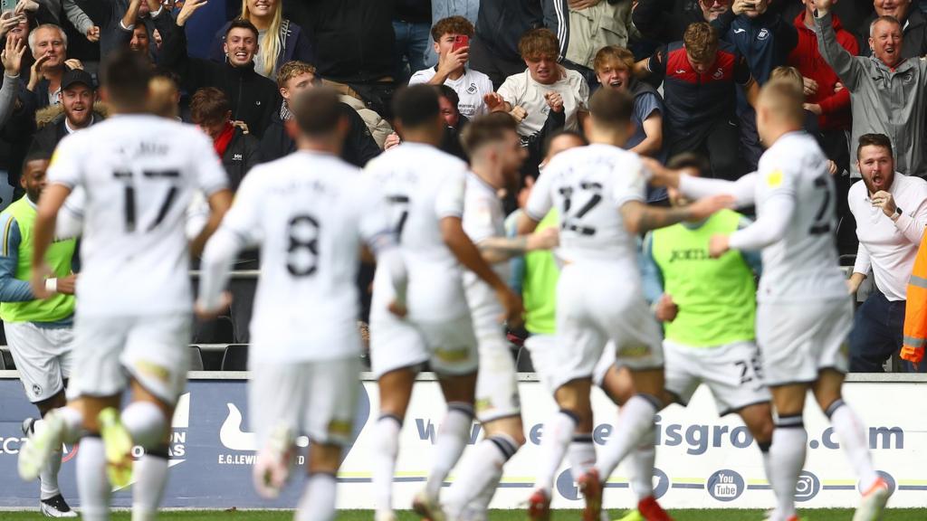 Swansea celebrate