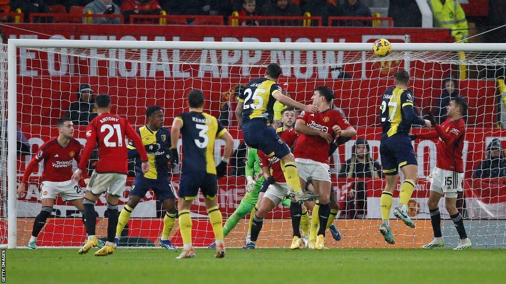 Bournemouth score at Old Trafford