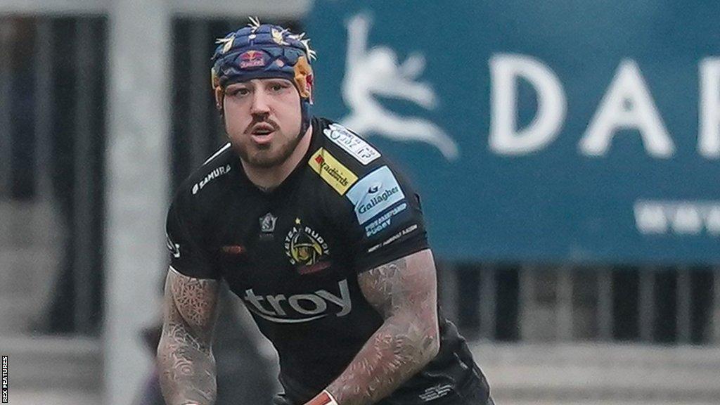 Jack Nowell with the ball for Exeter