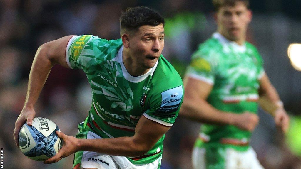 Ben Youngs in action for Leicester Tigers