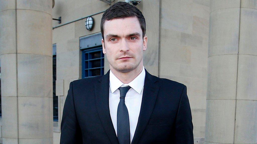 Footballer Adam Johnson