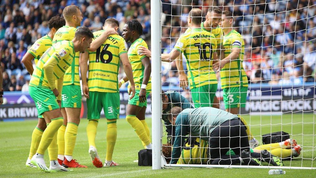 Josh Sargent receives treatment