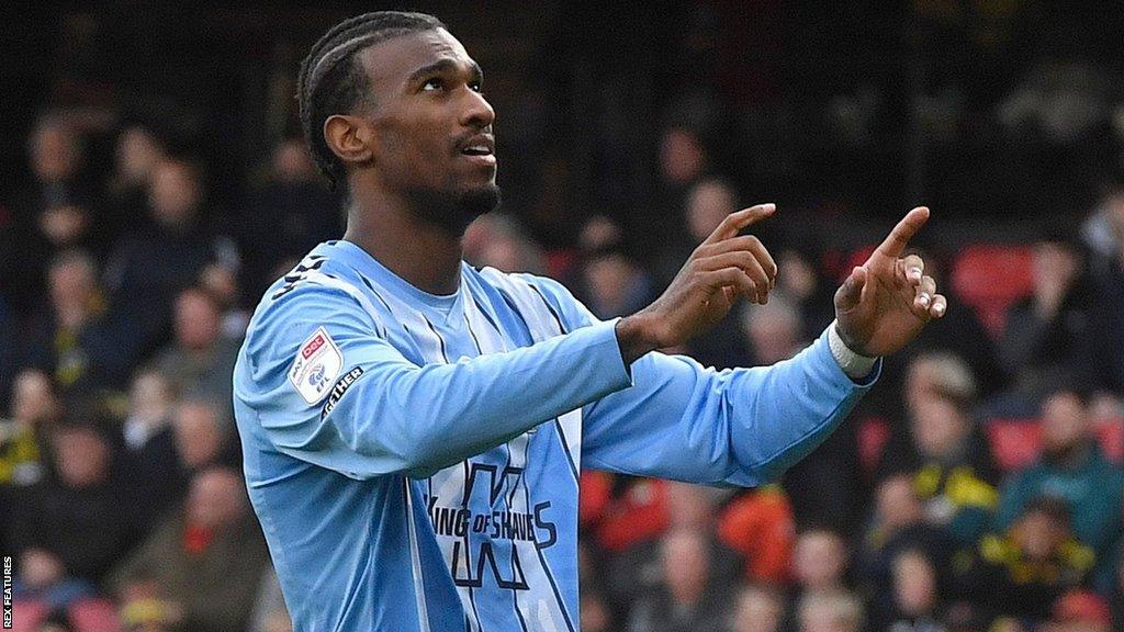 Haji Wright scores for Coventry City