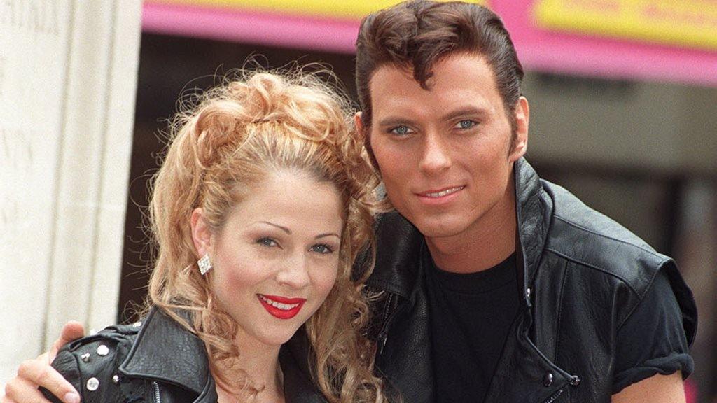 Luke Goss and Marissa Dunlop in Grease