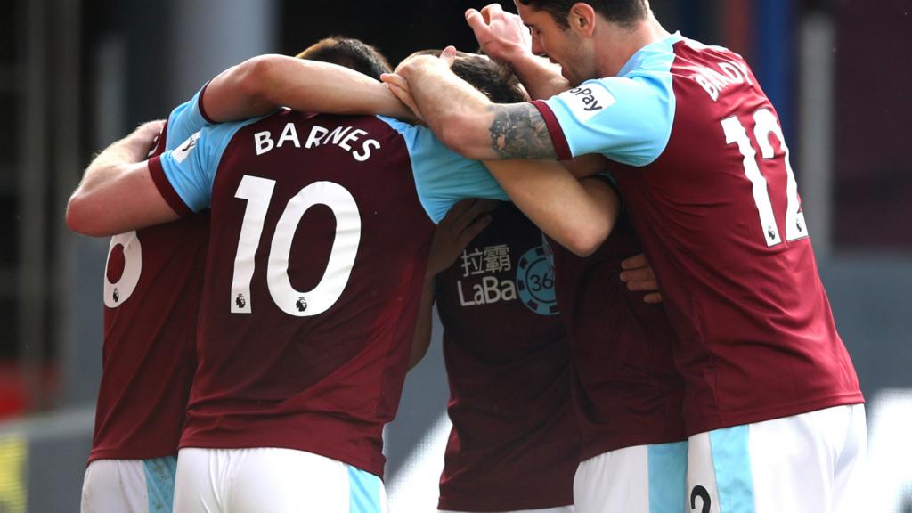 Ashley Barnes celebrates