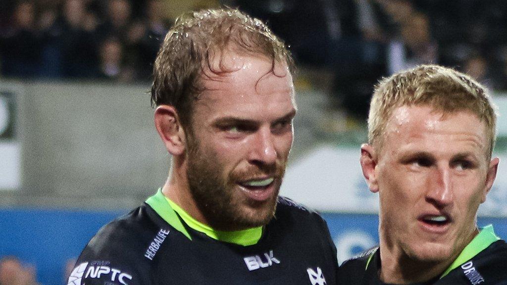 Alun Wyn Jones and Ben John