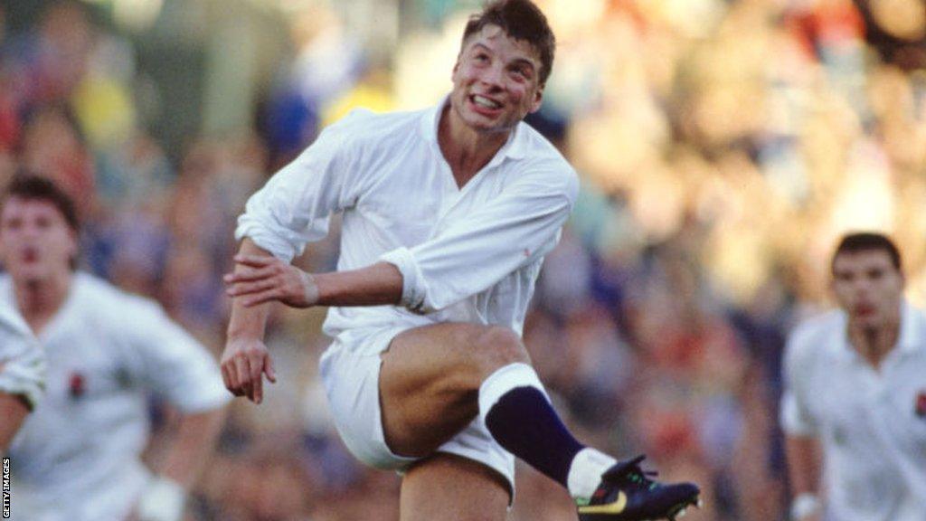 Rob Andrew won 71 caps for England's rugby union team