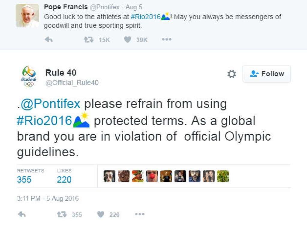 Twitter bot trolls The Pope.