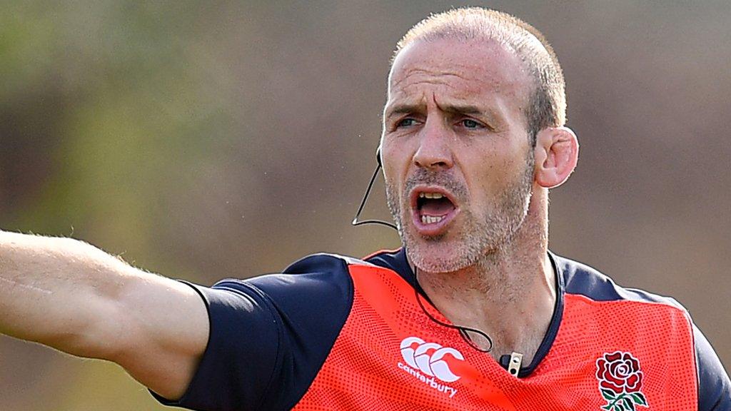 England defence coach Paul Gustard