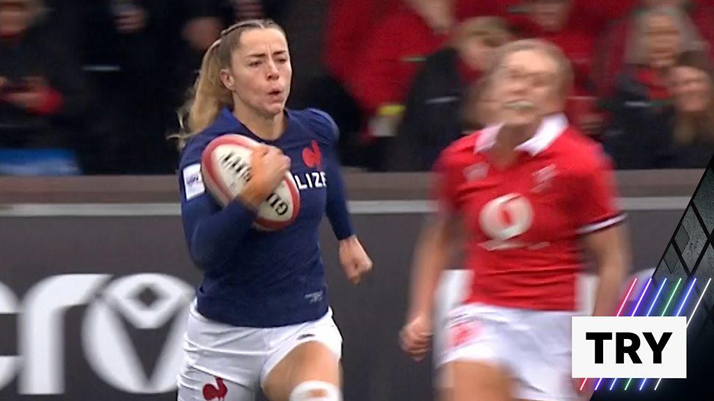 Grisez goes 'coast-to-coast' to score 95m try for France