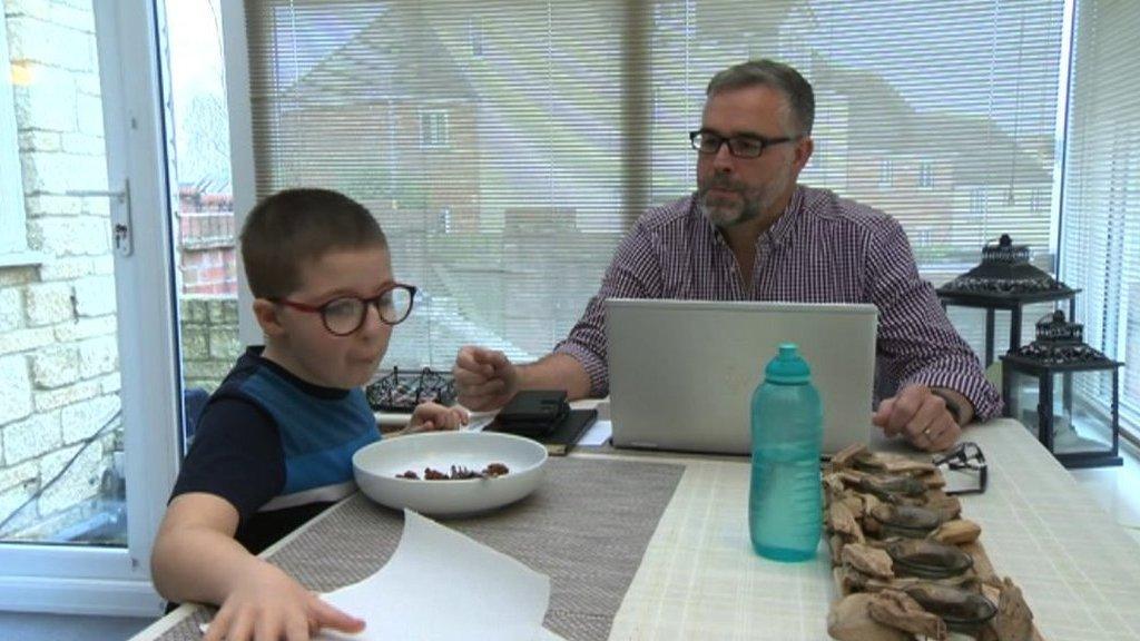 Seth and his father Mark