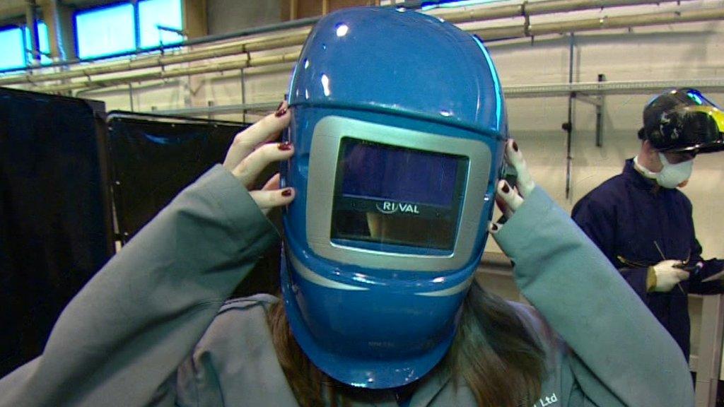 Jade Leonard at Sellafield