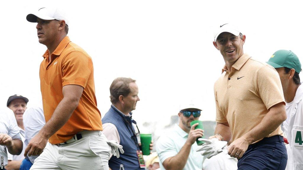 Brooks Koepka and Rory McIlroy