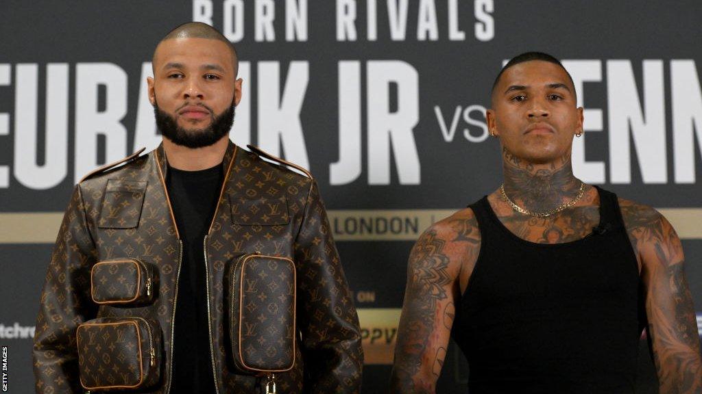 Chris Eubank Jr and Conor Benn