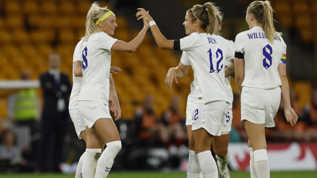 England celebrate