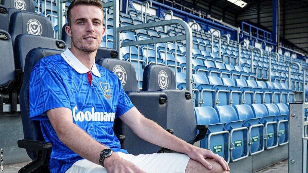 Portsmouth have signed former Burton defender Conor Shaughnessy on two year deal with the option to extend.