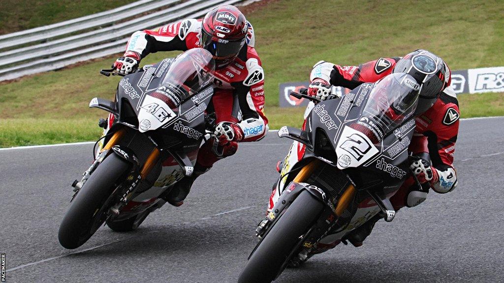 Glenn Irwin and Tommy Bridewell