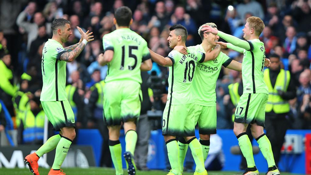 Manchester City celebrates