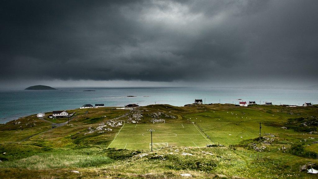 Eriskay football pitch