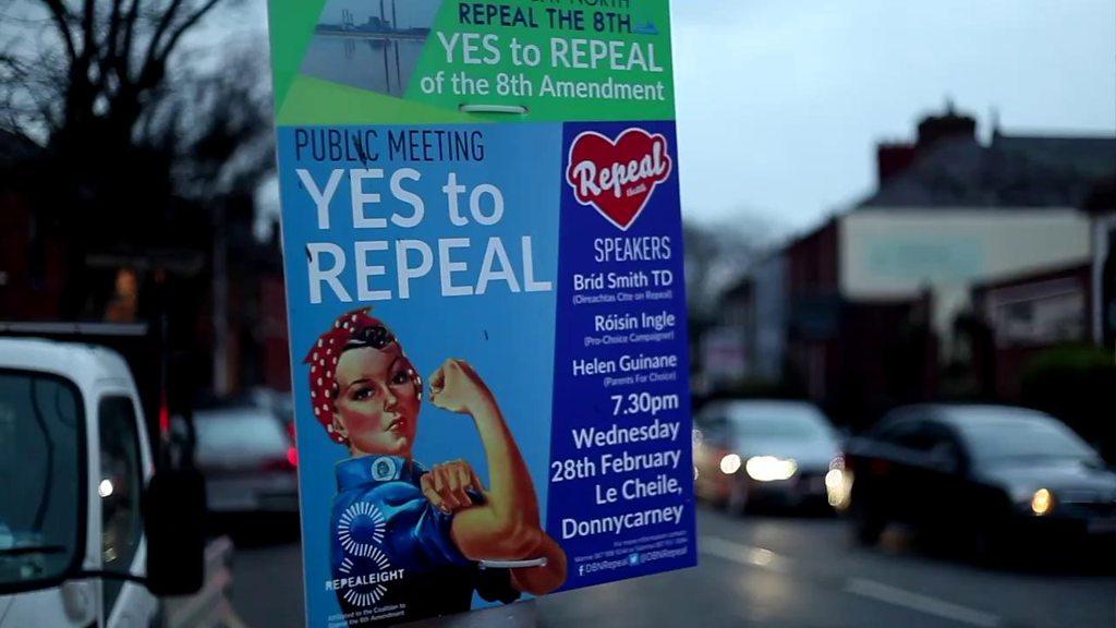 Abortion referendum poster