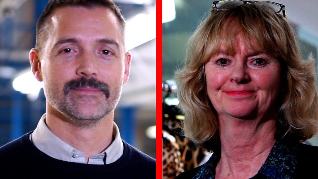 Patrick Grant and Jenny Holloway