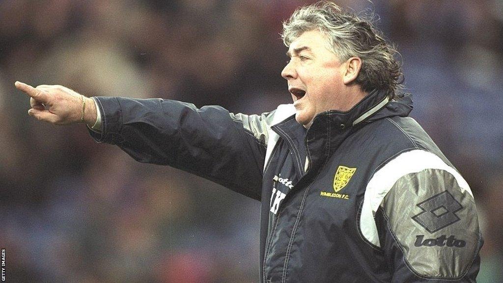 Joe Kinnear as Wimbledon manager