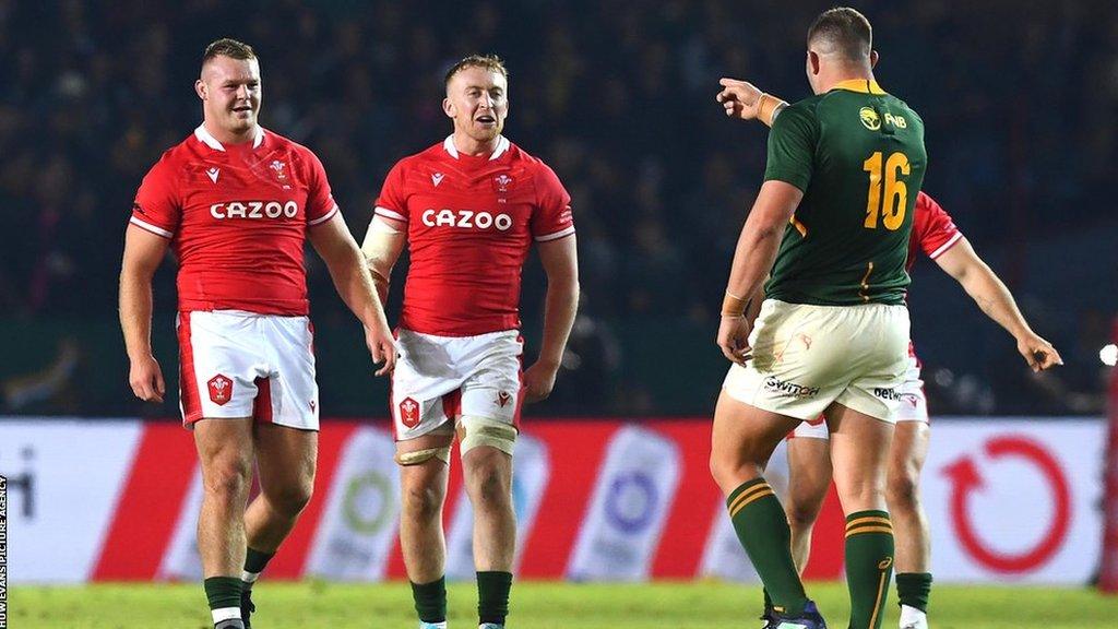Dewi Lake and Tommy Reffell both scored for Wales on the 2022 summer tour of South Africa
